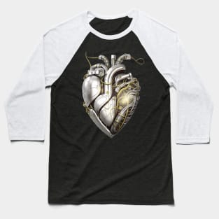 Cyborg Heart 3 Baseball T-Shirt